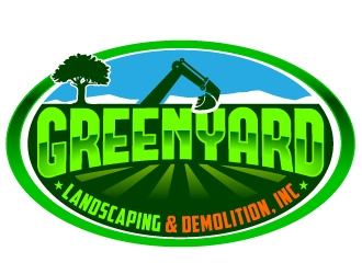 Greenyard Landscaping & Demolition, Inc logo design by design_brush