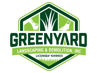 Greenyard Landscaping & Demolition, Inc logo design by jaize