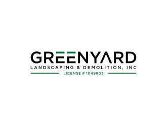 Greenyard Landscaping & Demolition, Inc logo design by p0peye