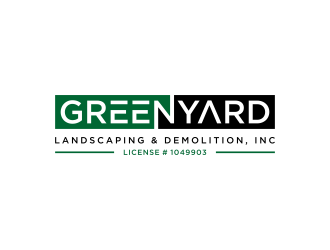 Greenyard Landscaping & Demolition, Inc logo design by p0peye