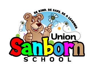 Union Sanborn School logo design by DreamLogoDesign