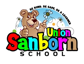 Union Sanborn School logo design by DreamLogoDesign