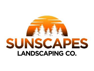 Sunscapes Landscaping Co. logo design by cikiyunn