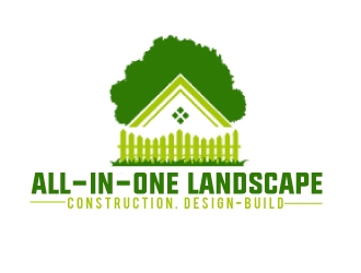 All-In-One Landscape Construction. Design-Build logo design by AamirKhan