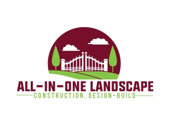 All-In-One Landscape Construction. Design-Build logo design by AamirKhan