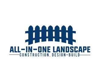 All-In-One Landscape Construction. Design-Build logo design by AamirKhan