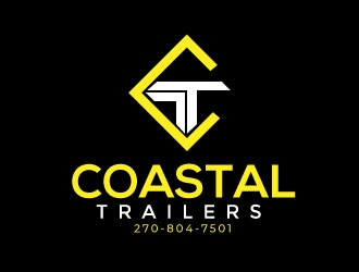 Coastal Trailers  logo design by Akhtar