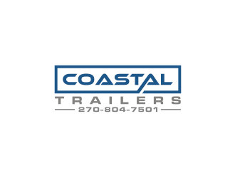 Coastal Trailers  logo design by tejo