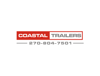 Coastal Trailers  logo design by tejo