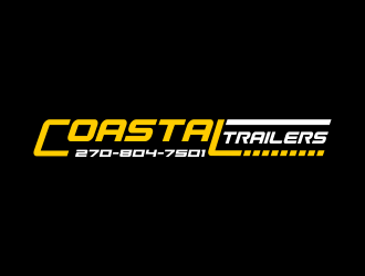 Coastal Trailers  logo design by beejo