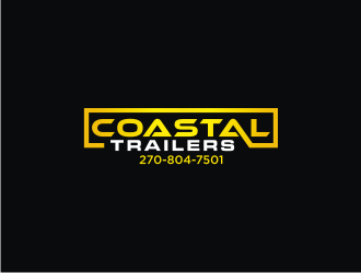 Coastal Trailers  logo design by logitec