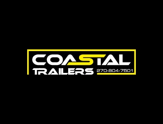 Coastal Trailers  logo design by wongndeso