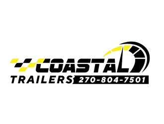 Coastal Trailers  logo design by Roma