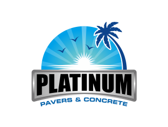 Platinum Pavers & Concrete logo design by Girly