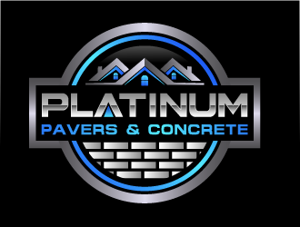 Platinum Pavers & Concrete logo design by logy_d