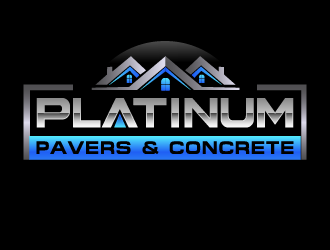 Platinum Pavers & Concrete logo design by logy_d