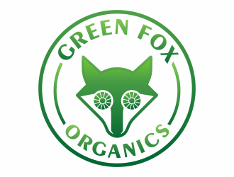Green Fox Organics logo design by hidro