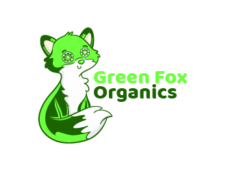 Green Fox Organics logo design by czars