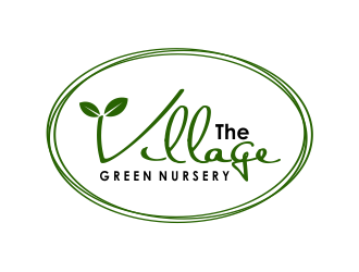 The Village Green Nursery  logo design by Girly