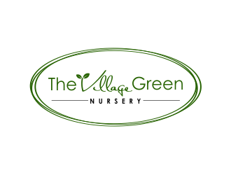 The Village Green Nursery  logo design by Girly