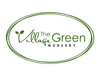 The Village Green Nursery  logo design by Girly