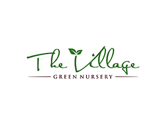 The Village Green Nursery  logo design by ndaru