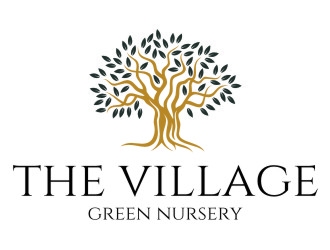 The Village Green Nursery  logo design by jetzu