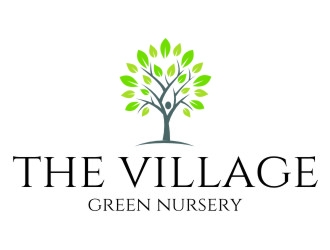 The Village Green Nursery  logo design by jetzu