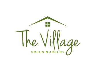 The Village Green Nursery  logo design by puthreeone