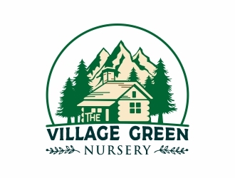 The Village Green Nursery  logo design by madjuberkarya