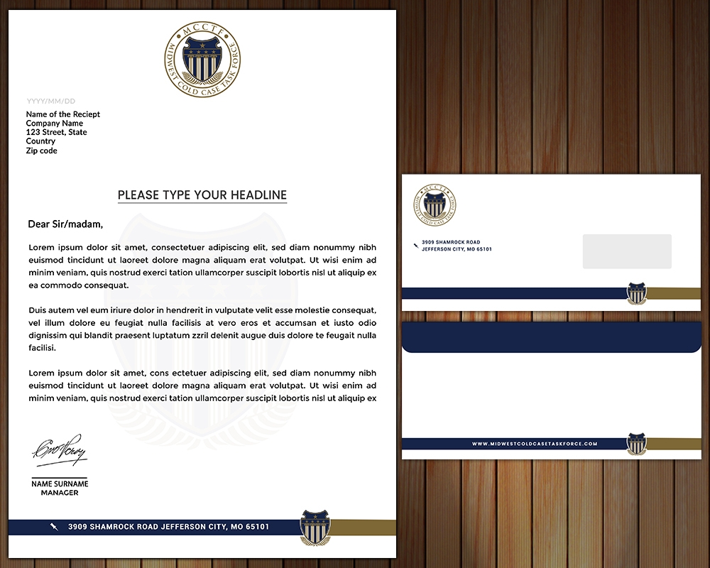 Midwest Cold Case Task Force logo design by MastersDesigns