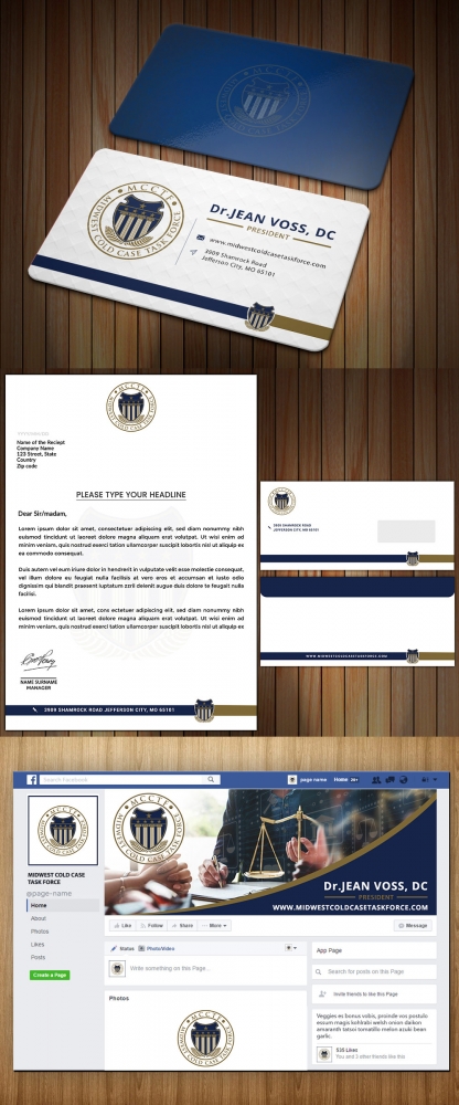 Midwest Cold Case Task Force logo design by MastersDesigns