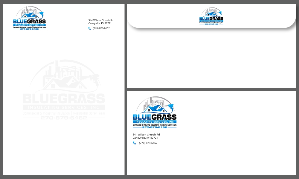 Bluegrass Insulating Services, Inc logo design by Gelotine