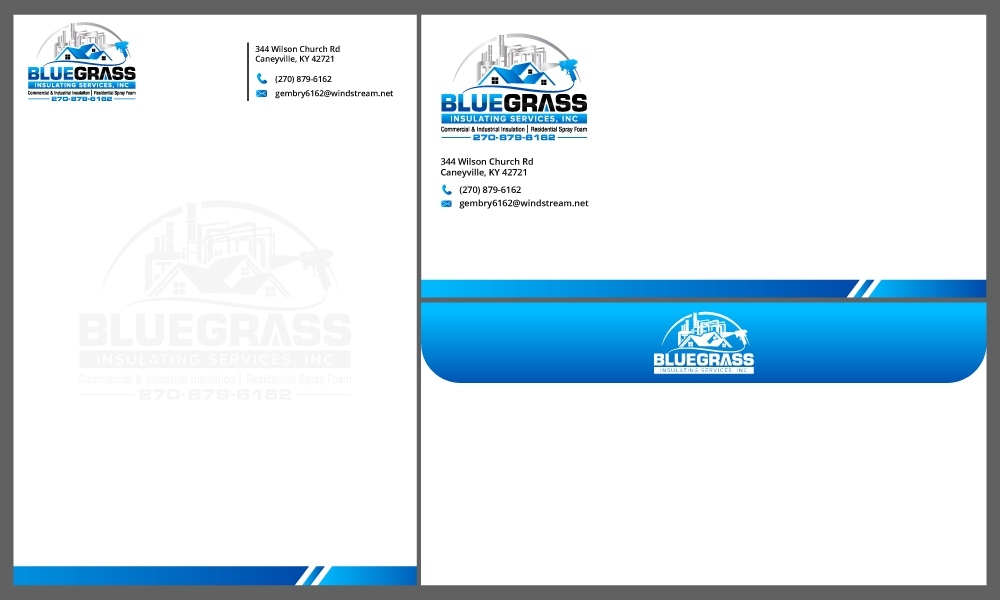 Bluegrass Insulating Services, Inc logo design by Gelotine