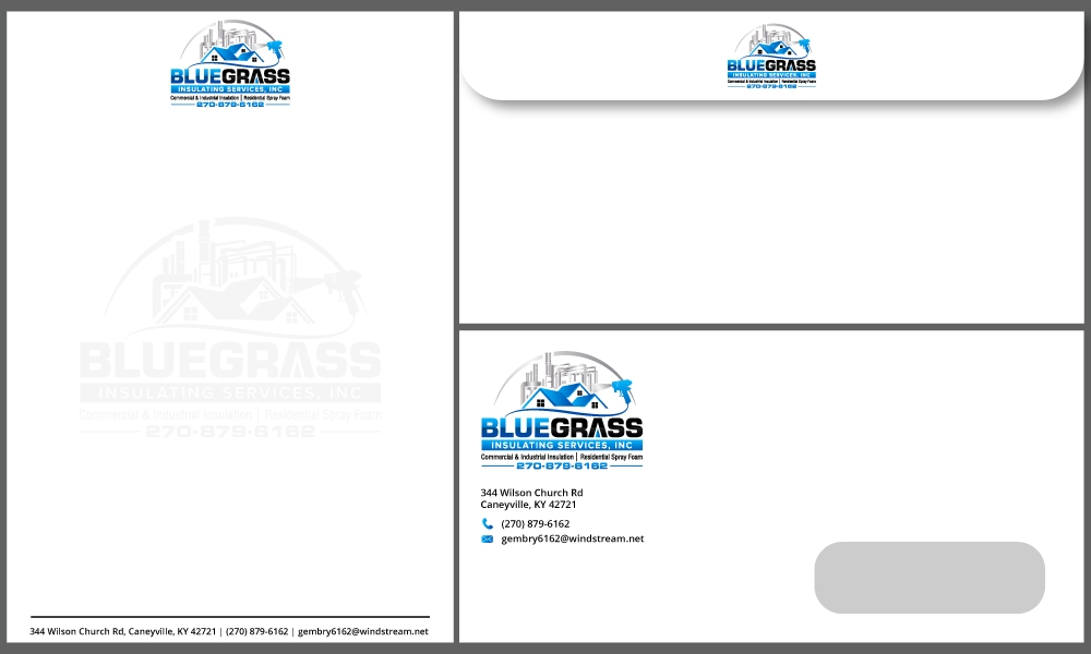 Bluegrass Insulating Services, Inc logo design by Gelotine