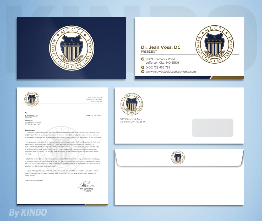 Midwest Cold Case Task Force logo design by Kindo