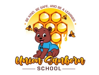 Union Sanborn School logo design by LogoInvent