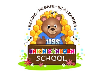 Union Sanborn School logo design by LogoInvent