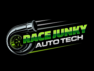 RJ Auto Tech logo design by ProfessionalRoy