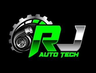 RJ Auto Tech logo design by daywalker