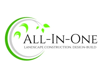 All-In-One Landscape Construction. Design-Build logo design by jetzu