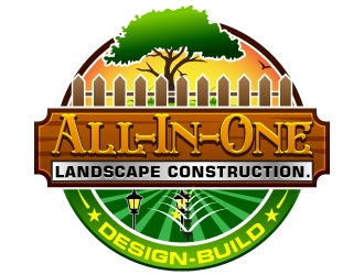 All-In-One Landscape Construction. Design-Build logo design by Suvendu
