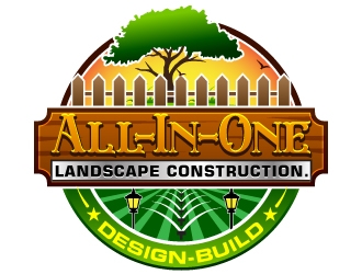 All-In-One Landscape Construction. Design-Build logo design by Suvendu