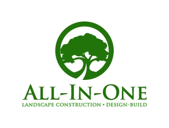 All-In-One Landscape Construction. Design-Build logo design by Kirito