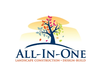 All-In-One Landscape Construction. Design-Build logo design by Kirito