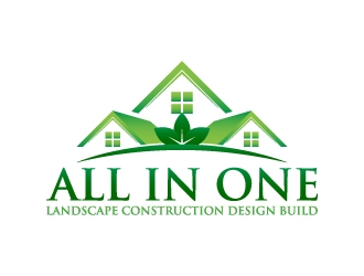 All-In-One Landscape Construction. Design-Build logo design by Kirito