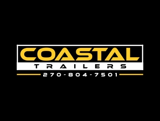 Coastal Trailers  logo design by cikiyunn