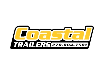 Coastal Trailers  logo design by cikiyunn