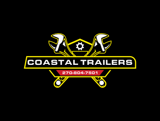 Coastal Trailers  logo design by azizah