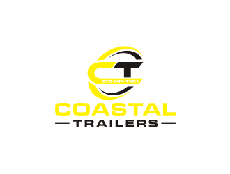 Coastal Trailers  logo design by carman